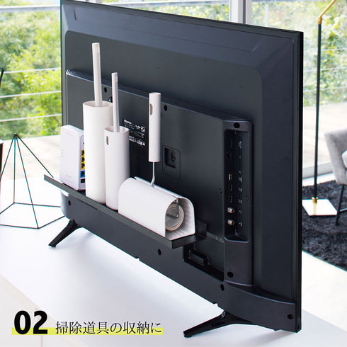 smart テレビ裏ラック スマート ワイド60 ブラック.|s3